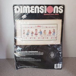 Needle point kit Grandchildren Remembrance